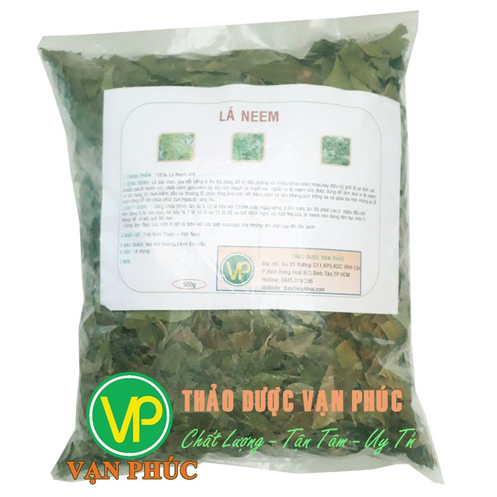 [ĐẢM BẢO] Lá neem khô Ấn Độ 500gam (Hàng đẹp,mới)