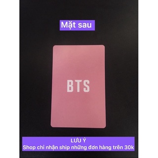 LOMO CARD Ảnh BTS 6x9cm (2 mặt, bo góc)