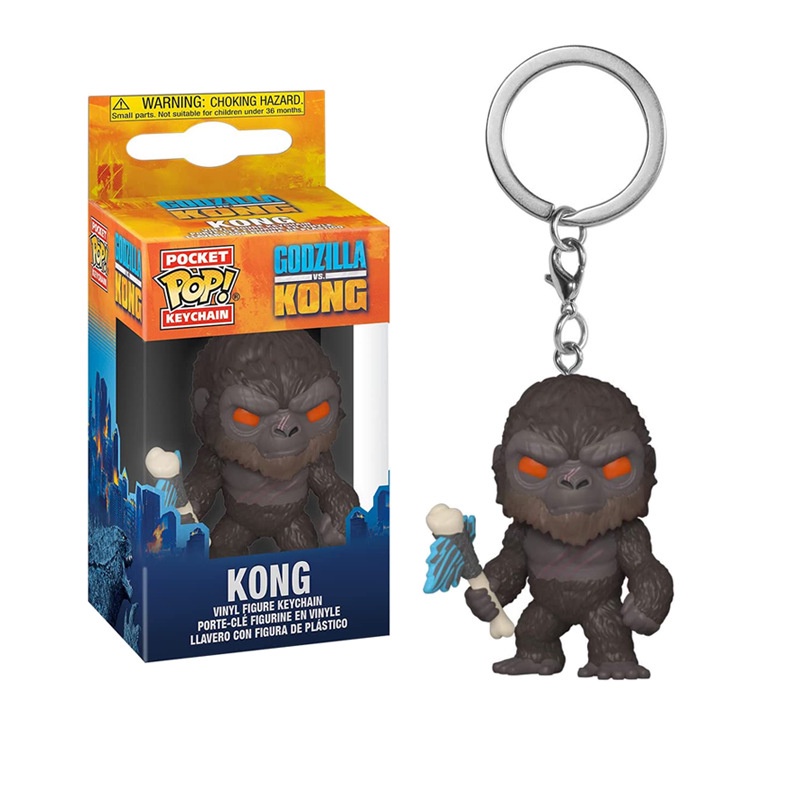 Móc khóa hình nhân vật Godzilla 2 bằng PVC đáng yêu