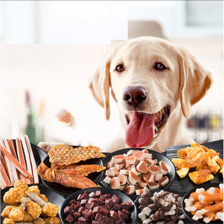 [HCM] Bánh thưởng cho chó hiệu Hipidog nhiều hương vị đa dạng (90g/túi)