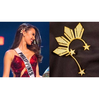 [EarCuff] Khuyên tai ấn tượng của hoa hậu Catriona Gray