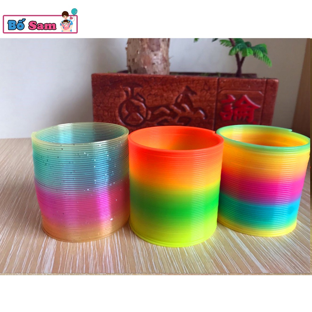 Lò xo cầu vồng trò chơi ma thuật cho bé sáng tạo giảm căng thẳng Shop Bố Sam