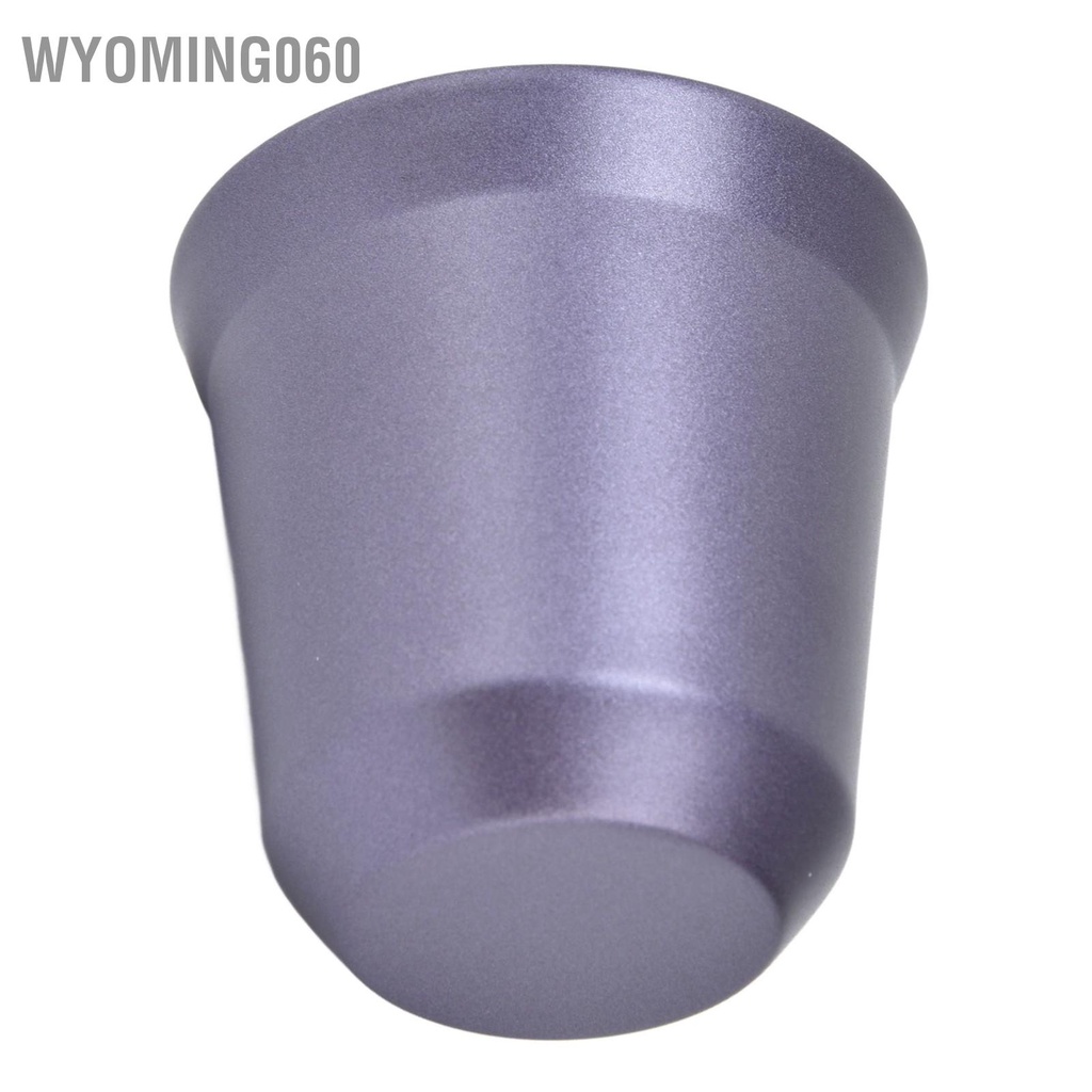 Wyoming060 Double Layer Coffee Cup Stainless Steel Mug Purple Heat Insulation Water for Household