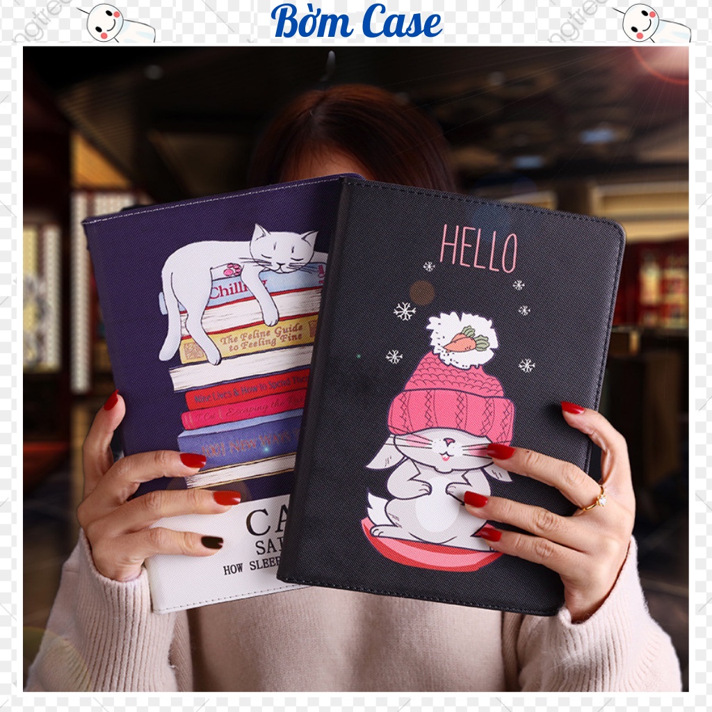 Ốp ipad Silicon Hello Thỏ cute Bao da ipad Gen 5,6,7,8,9 - Air 5,4,3,2,1 - Pro 11,10.5 -Mini 1,2,3,4,5...BỜM CASE