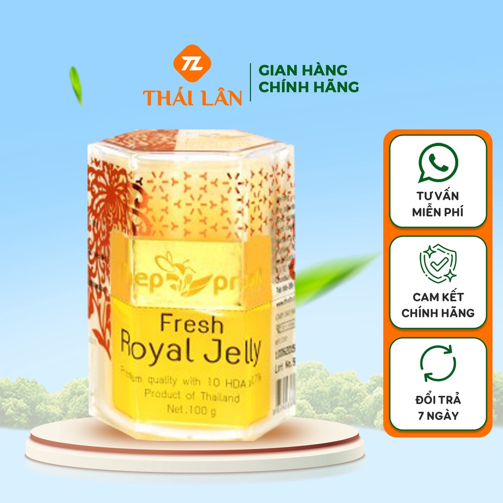 Sữa ong chúa tươi nguyên chất Fresh Royal Jelly Big Bee Thái Lan bổ sung sức khoẻ