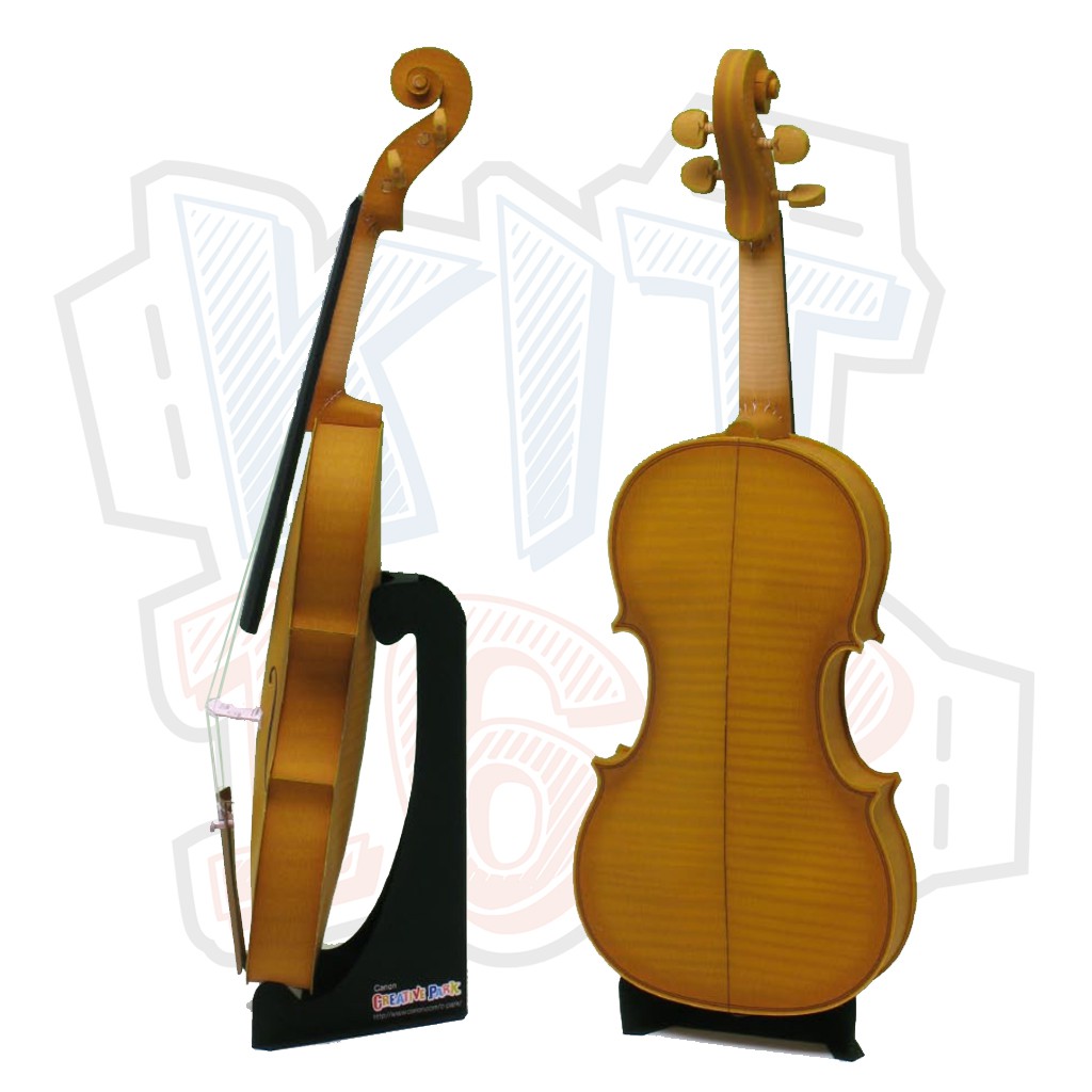 Mô hình giấy nhạc cụ Violin