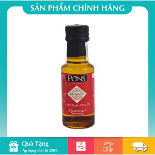 [HÀNG CHÍNH HÃNG] Dầu Olive Extra Virgin Vị Ớt Tabasco Hiệu Pons 125ml