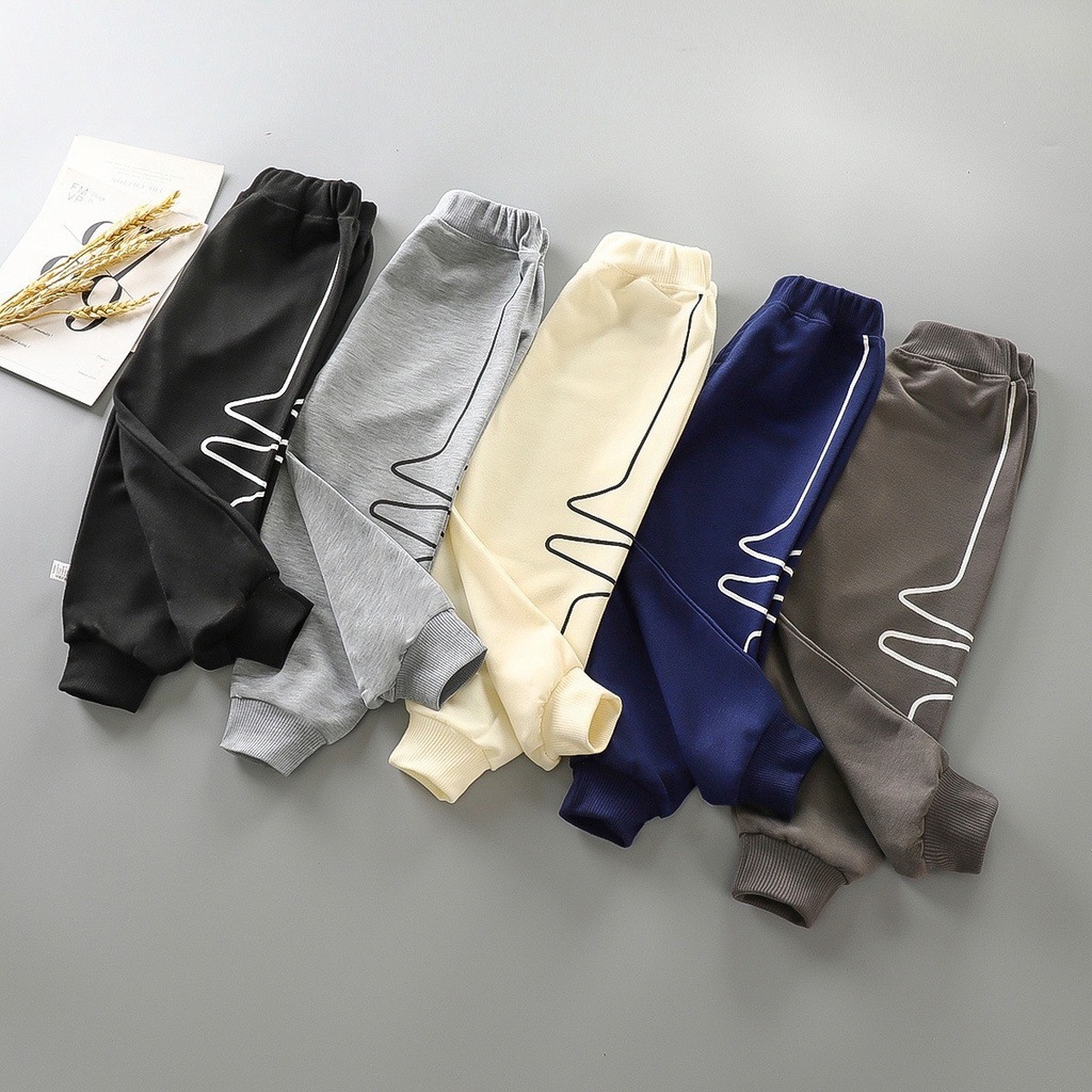 QUẦN JOGGER THỂ THAO NHỊP ĐIỆU NĂNG ĐỘNG CHO BÉ TRAI BÉ GÁI 8-18kg