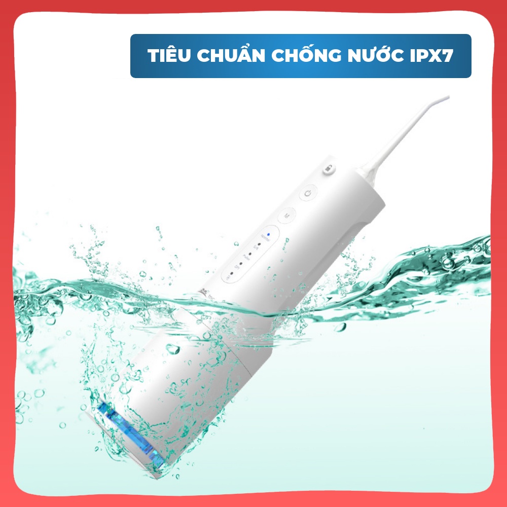 Máy tăm nước oral irrigator MOCATO M809 tăm nước cầm tay công nghệ sóng âm SONO độc quyền Nhật Bản (CHÍNH HÃNG)