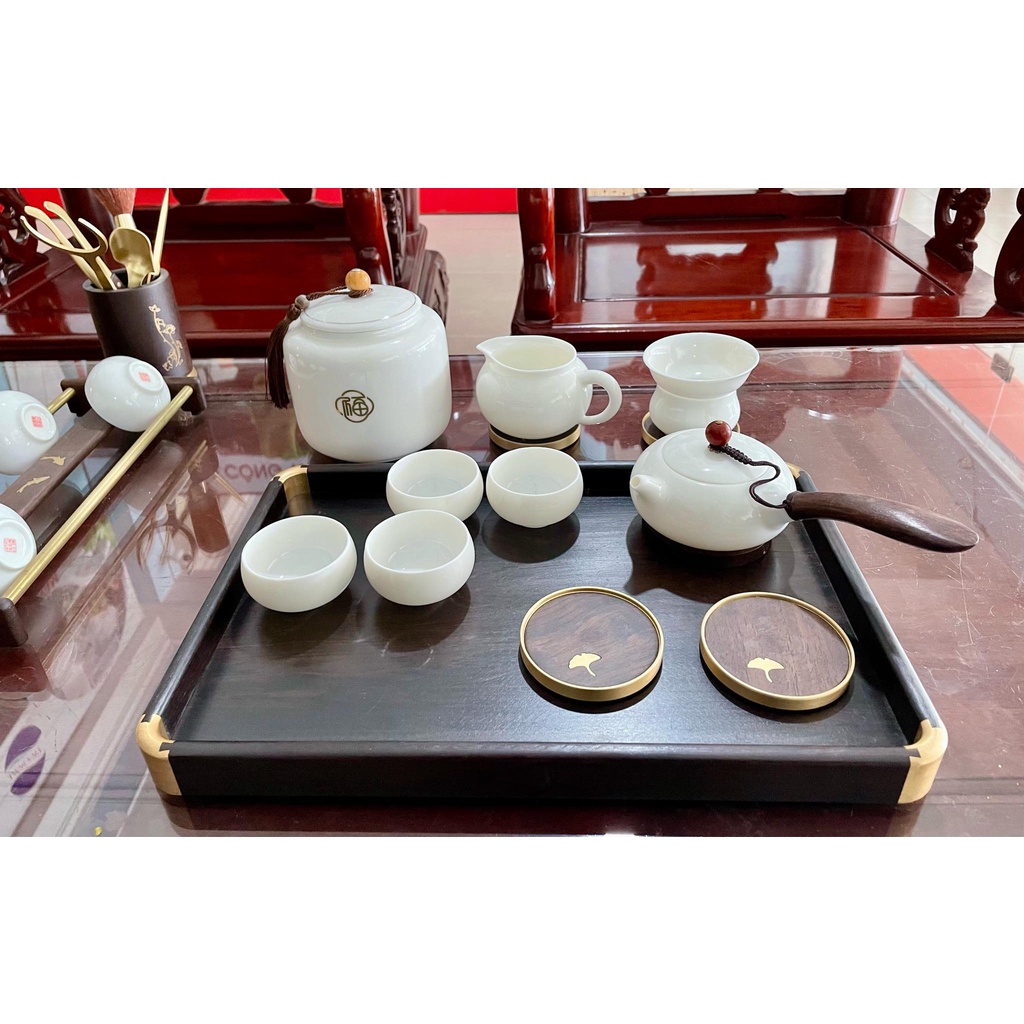 Bộ ấm chén Bạch Định