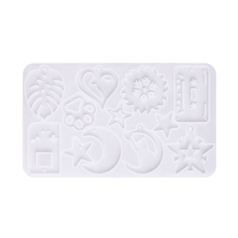 Khuôn Nhựa Làm Trang Sức Bông Tai DIY Cho Nữ