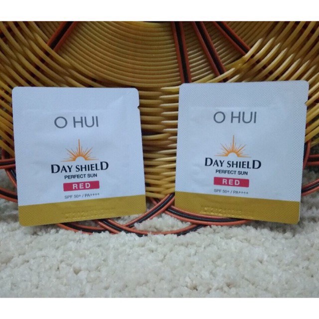 Combo 120 gói kem chống nắng ohui Red_O HUI Day Shield Perfect Sun Red