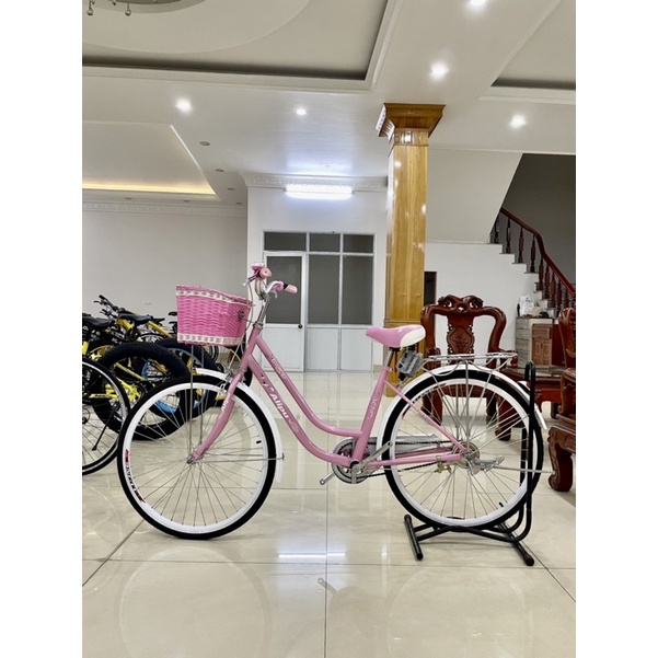 Xe đạp Cam Kết chính Hãng nữ ALip Nhập Khẩu size 26- Hình Ảnh Thật của Shop