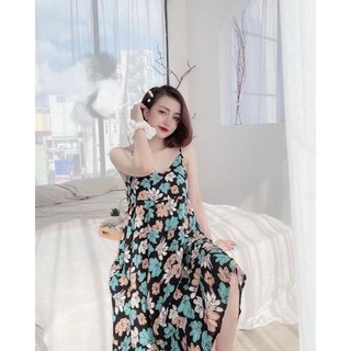 Đầm lanh da hai lớp size m l xl xxl giảm sốc 150k