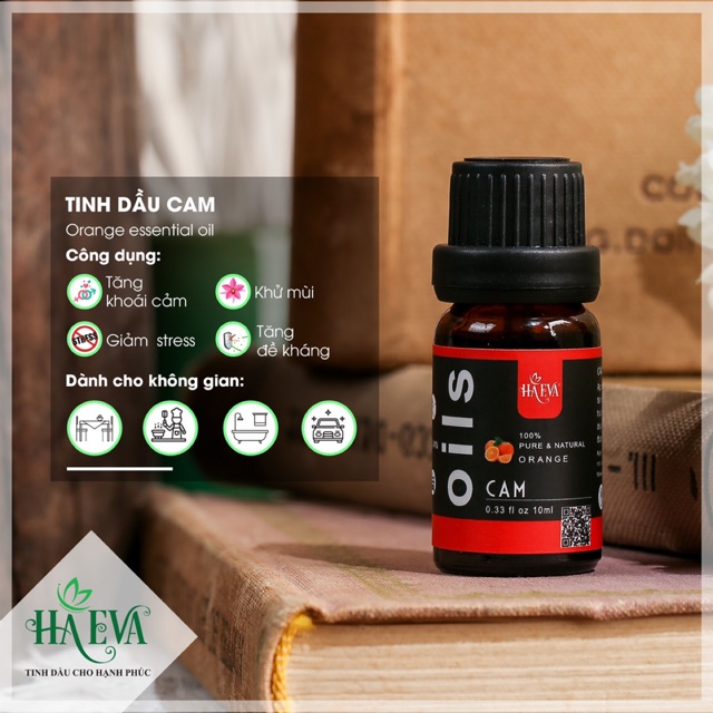 Tinh dầu Cam Haeva (dung tích 10ml,30ml,100ml)