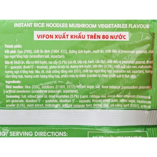 PHỞ CHAY VIFON THÙNG 30 GÓI