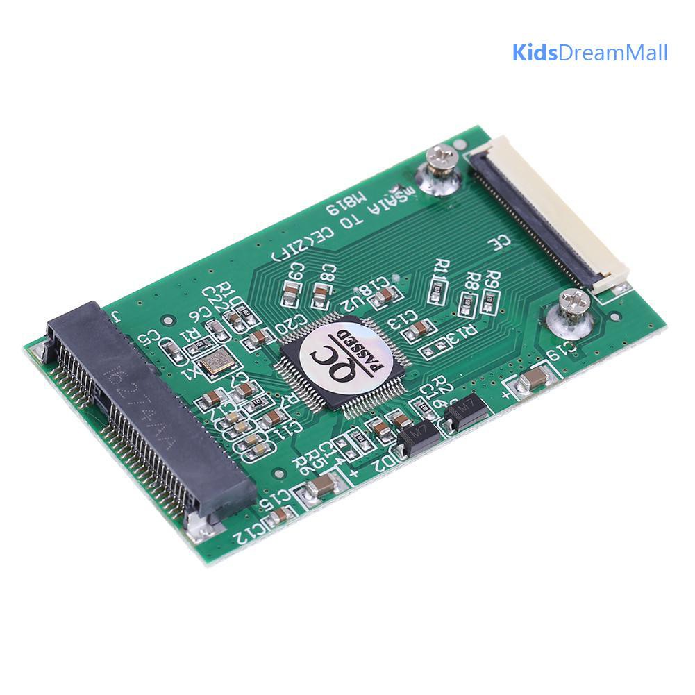 1 Card Chuyển Đổi Mini Sata Msata Pci-E Ipod Ssd Sang 40pin 1.8inch Zif Ce