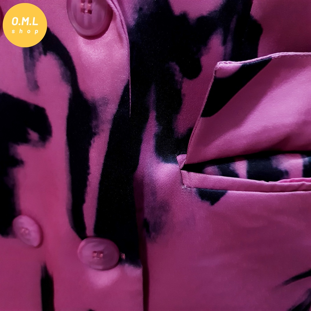 (HÀNG CÓ SẴN) Áo vest hồng in chữ đen thời trang cá tính siu chất (có hình thật) | BigBuy360 - bigbuy360.vn