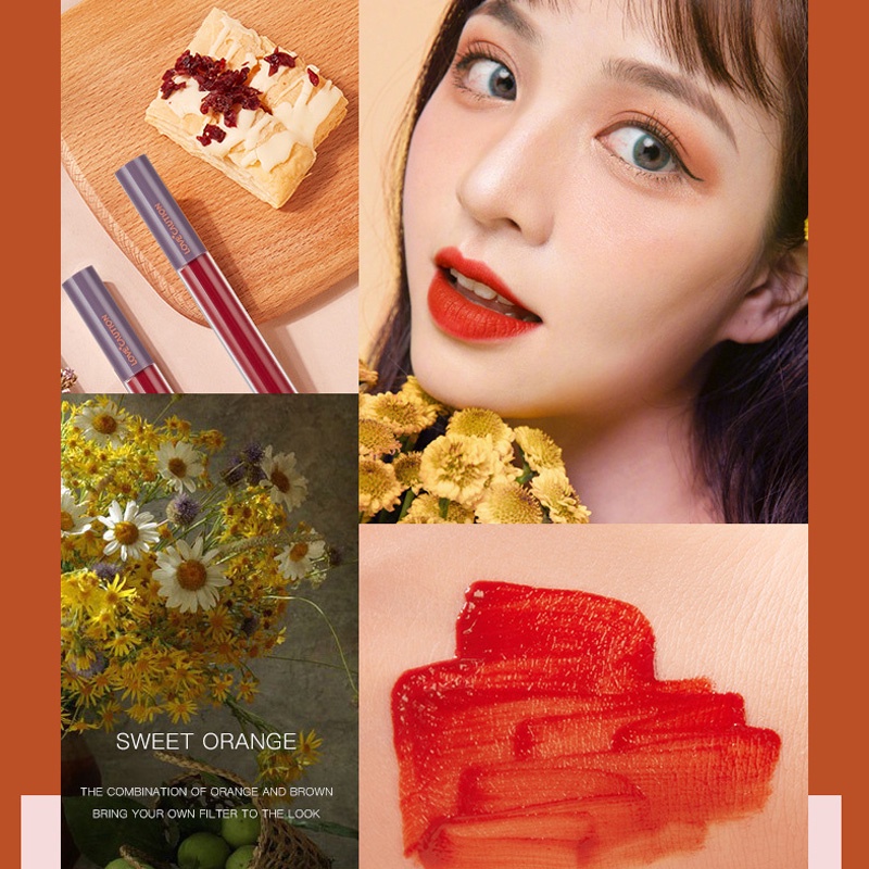 [Hàng mới về] Son môi LOVE CAUTION chất nhung lì mềm mịn lâu trôi