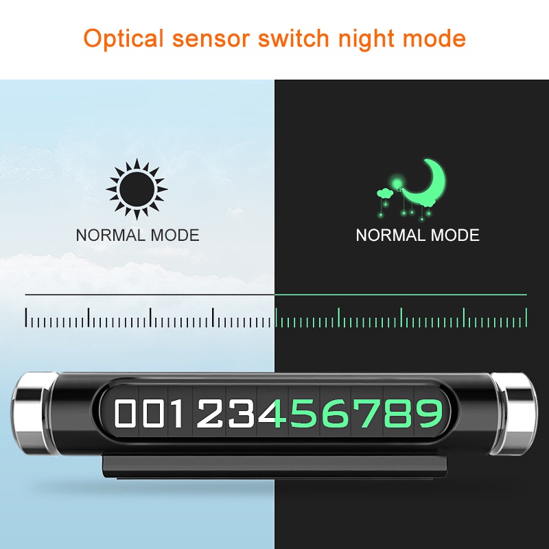 Sản Phẩm Bảng số điện thoại trên ô tô ACNUM, thương hiệu cao cấp Baseus