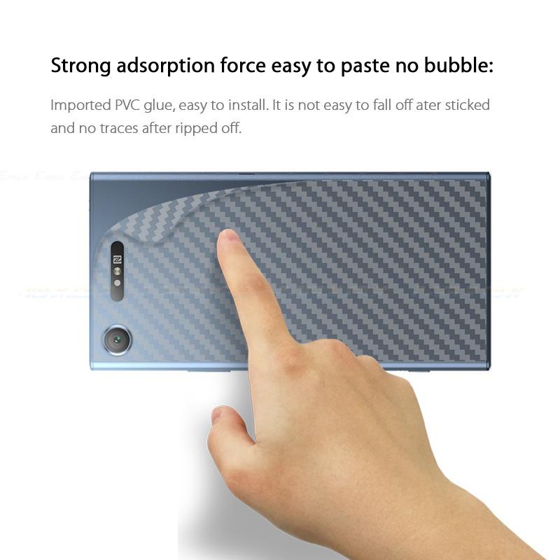Set 5 Kính Cường Lực Sợi Carbon 3D Bảo Vệ Màn Hình Điện Thoại Sony Xperia XZ3 XZ2 XZ1 XZ X Z3 Z5 Compact Premium