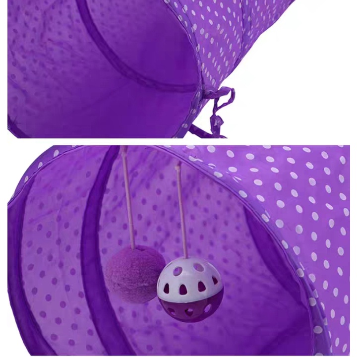 Đường Hầm Đồ Chơi Cho Mèo - Giảm căng thẳng - Tăng cường thể chất và trí não cho Mèo