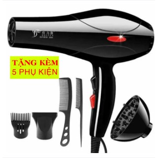 Máy sấy tóc deliya 8018 công suất 2200w có 3 chiều nóng, vừa, mát