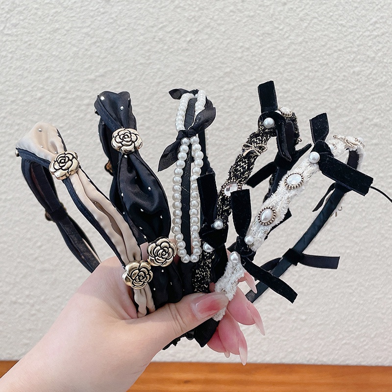 Băng Đô Cài Tóc Rộng Phong Cách Retro Đơn Giản 2022 Dễ Phối Đồ Cho Nữ