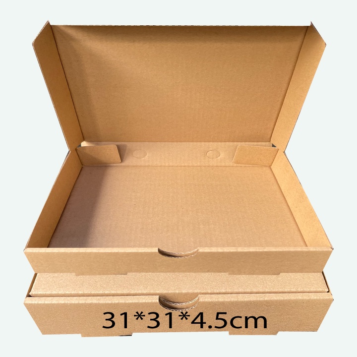 Hộp carton đựng bánh pizza 31*31*4.5cm combo 10 hộp