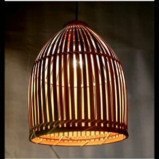 Chao đèn tre thả trần re đẹp