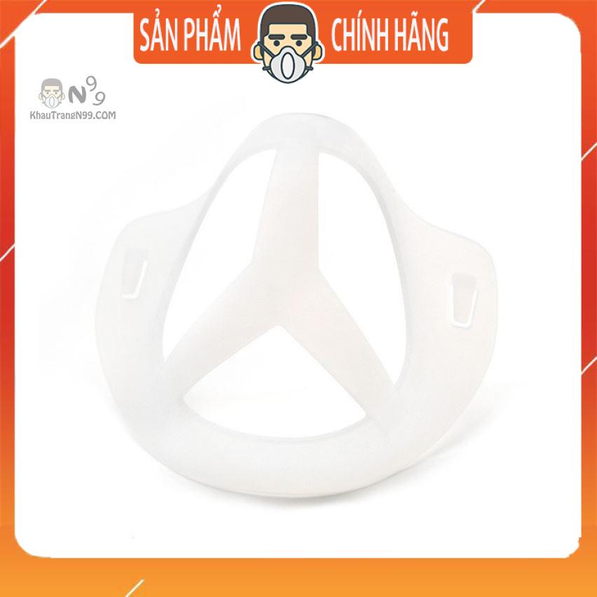 Giá đỡ 3D cho khẩu trang giúp tăng không gian dễ thở, tránh mất lớp trang điểm, dị ứng cho da tái sử dụng - bản nâng cấp