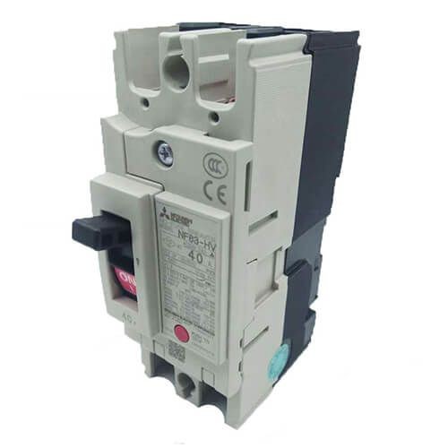 CB KHỐI MCCB Mitsubishi NF63-HV 2P 25kA 10A, 15A, 16A, 20A, 25A, 30A, 32A, 40A, 50A, 60A, 63A