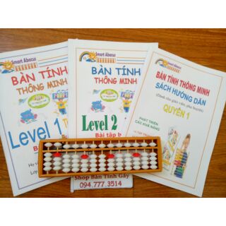Bàn tính soroban có nút bấm về 0 (cả combo 129k)