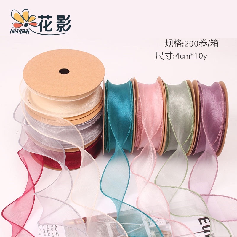 Ruy băng voan bản 4cm xinh xắn
