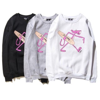 ÁO SWEATER BÁO HỒNG TRƯỢT PATIN