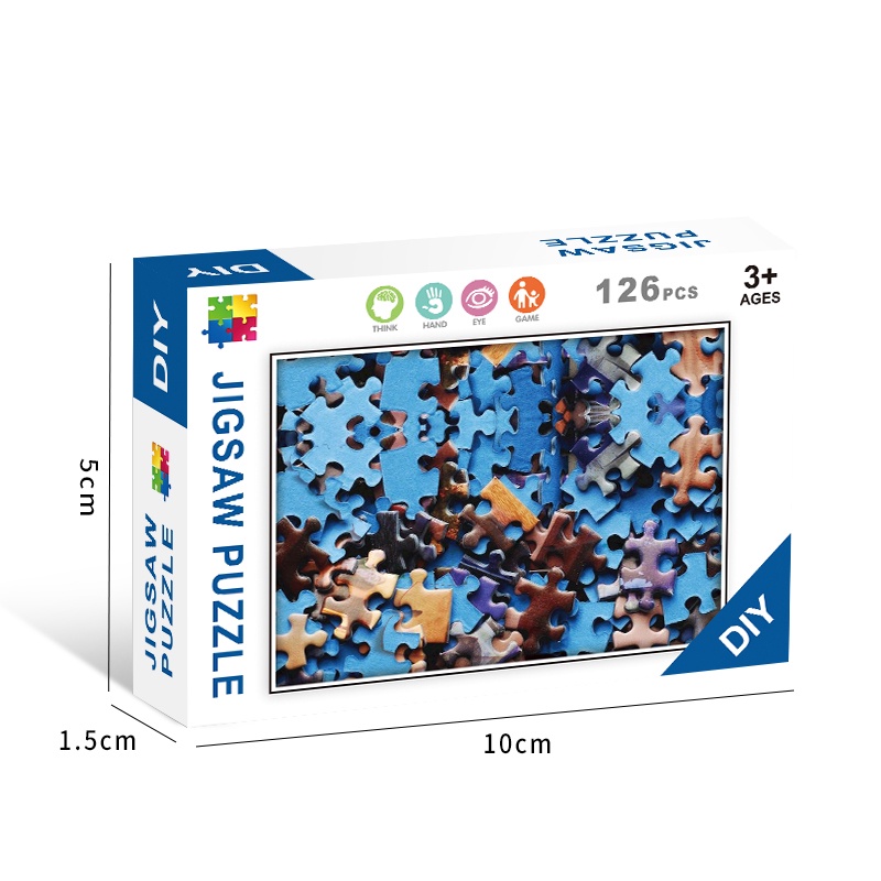 126 Mảnh xếp hình LEQIAZHIXING vui nhộn cho bé