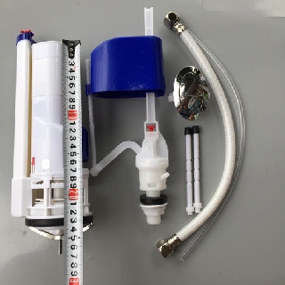 Bộ cấp, xả nước bồn cầu bệt liền khối loại cao 23cm