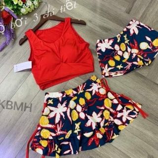 Sét đồ bơi nữ 3 chi tiết
