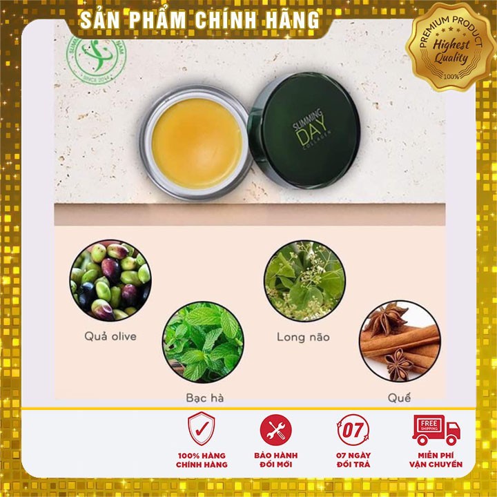 Kem Tan Mỡ Bụng Slimming Day Collagen +Olive Thế Hệ Mới