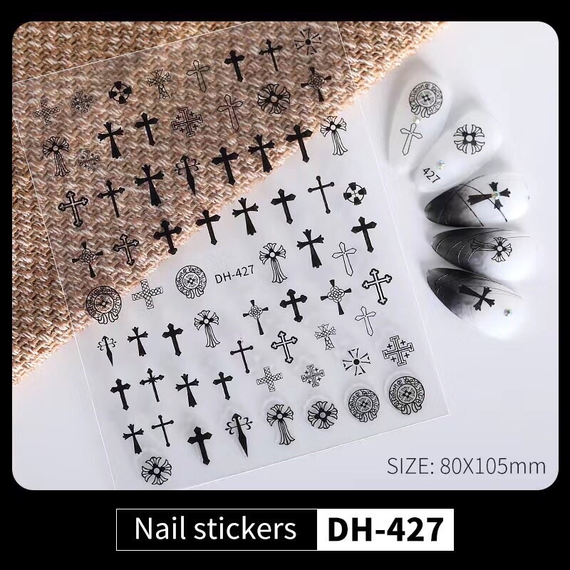 Hình dán sticker các mẫu mới trang trí nail