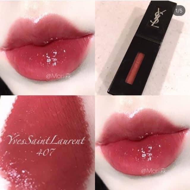 Son Kem YSL Vinyl Cream Lip Stain #407