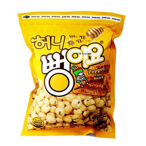 Bỏng ngô Hàn Quốc BBongjyo vị mật ong, phô mai gói 110g