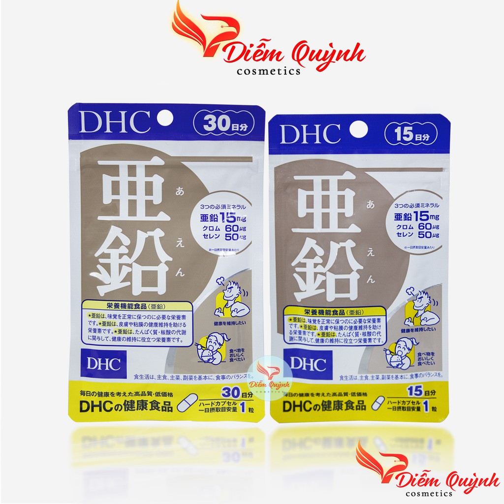 Viên uống DHC kẽm Zinc Nhật Bản