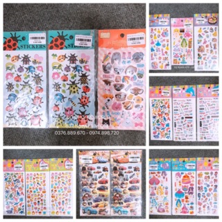Đồ chơi sticker dán hình nổi nhiều chủ đề dành cho bé (Dán hình nỗi 3d) SP000162