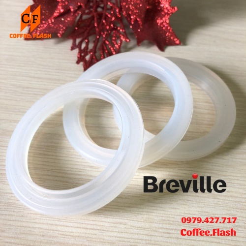 Ron (Gioăng) cao su máy Breville 870/878 -54mm màu trắng trong