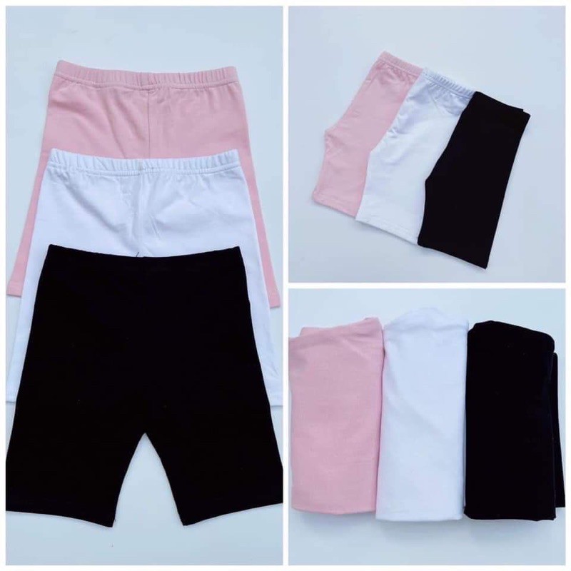 Quần legging đùi cho bé gái 6-18kg mềm mịn co giãn