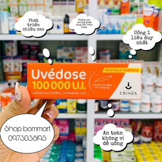 Vitamin d3 uvedose 100.000iu cho bé