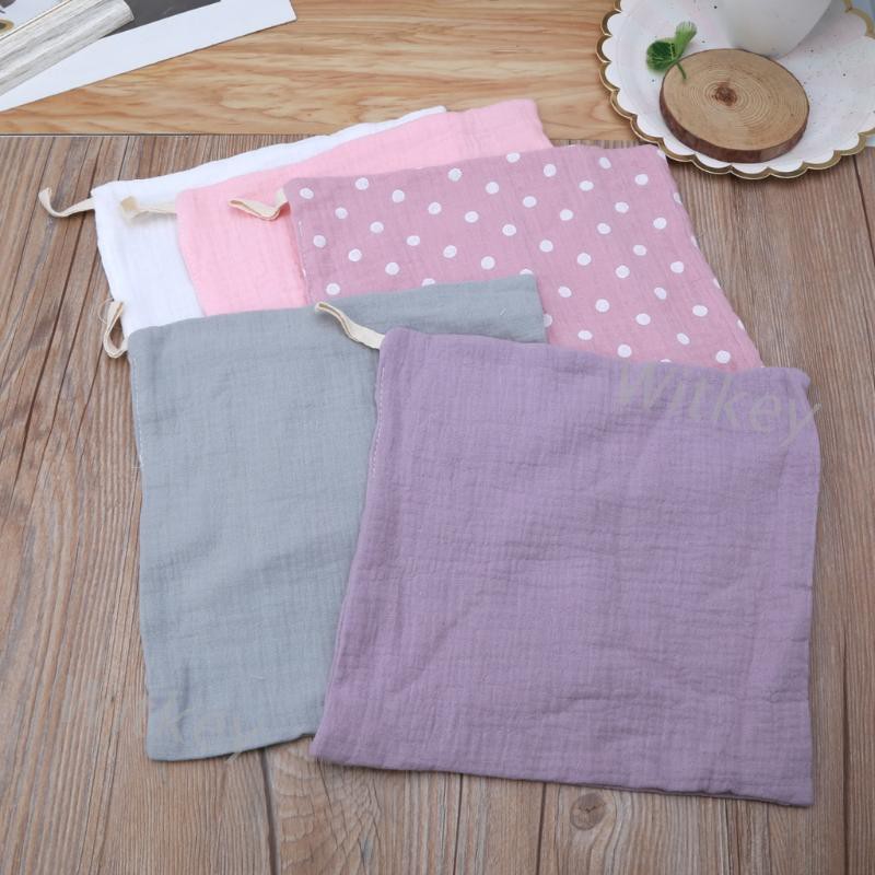 Set 5 Khăn Vuông 4 Lớp Chất Liệu Cotton Cho Bé