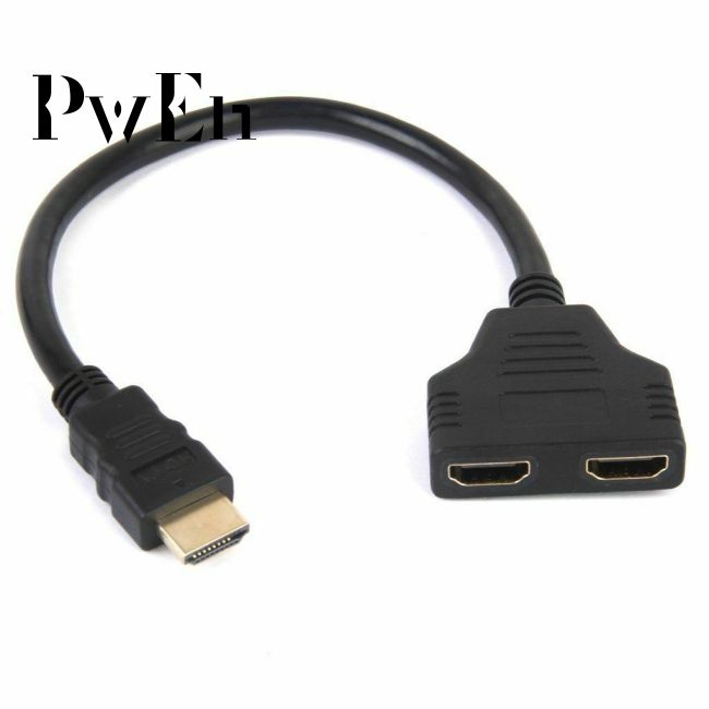 Cáp chia 2 cổng HDMI 1080p thiết kế tiện lợi dễ sử dụng