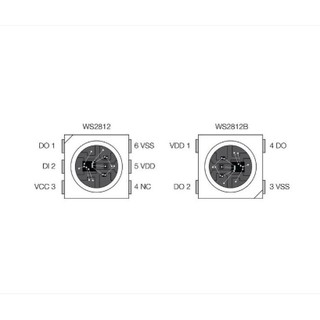 LED RGB WS2812B 6 PIN